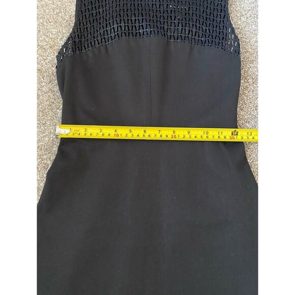 Roland Mouret Crew Neck Midi Length Dress for Banana Republic Dress Sz 4 Petite - Picture 8 of 9